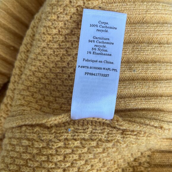 Everlane Stroopwafel Cashmere Mockneck Sweater - Picture 4 of 7